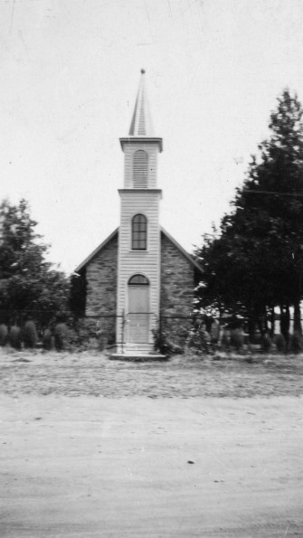 Smallest Church in United States near St. Lucas, Iowa