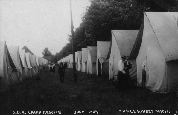 Seventh-day Adventist camp meeting, Three Rivers, Michigan, 1909
