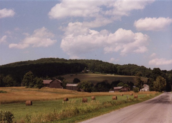 View of area near the Miller farm, Low Hapton, New York (near Whitehall)