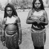 Two central New Guinea women wearing traditional bangles