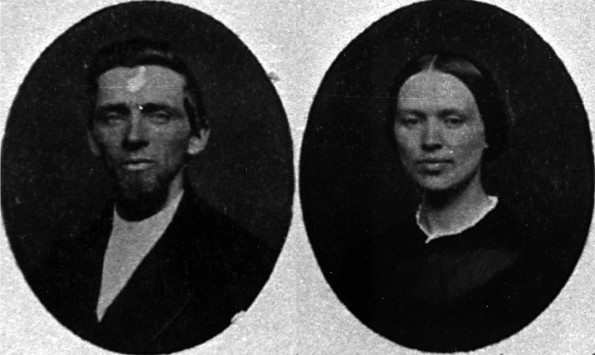 John N. Loughborough and his first wife, Mary J. Walker