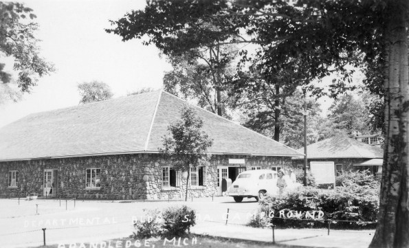 Departmental Building at the Michigan camp meeting at Grand Ledge