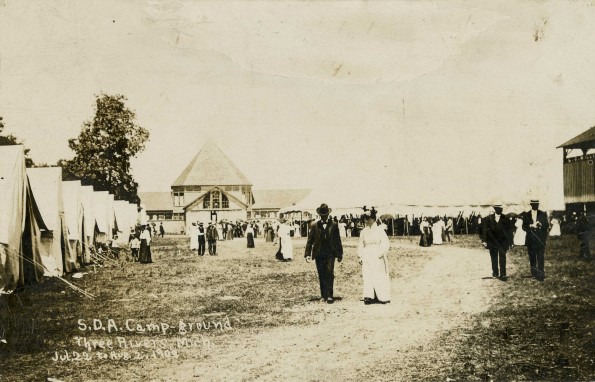 Michigan camp meeting at Three Rivers, Jul 22 to Aug 2, 1909