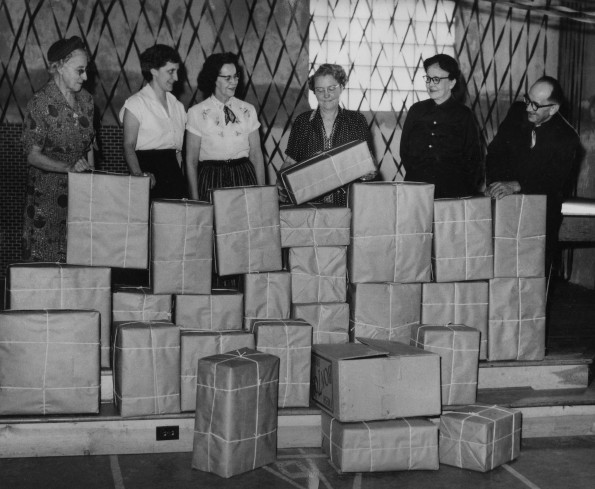 The third shipment of clothing from the Seventh-day Adventist church of Missoula to the Korean War orphans.