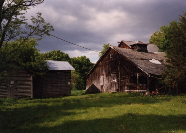 William Miller's barn, Low Hampton, New York (near Whitehall), built in 1815.