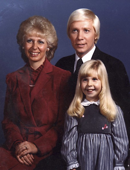 John Ankerberg pictured with wife, Darlene, and daughter, Michelle.
