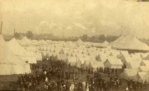 Michigan camp meeting grounds, 19th century