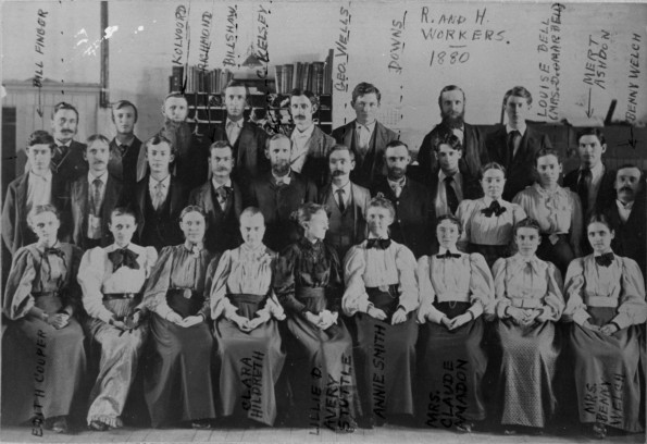 Review and Herald Publishing Association workers in 1880