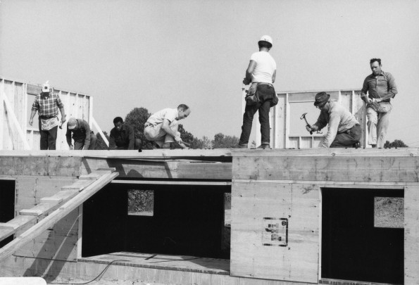 Construction of the Stevensville Seventh-day Adventist Church (Mich.)