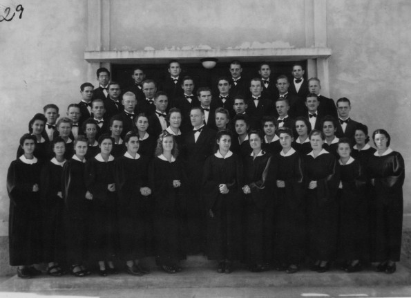 Brazil College student choir, 1945