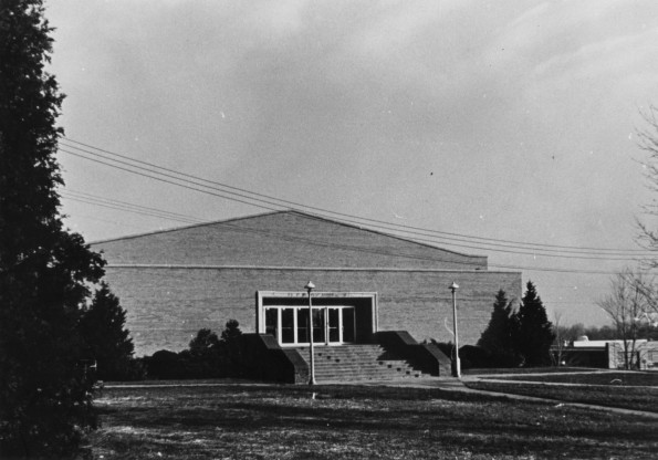 Adelphian Academy Auditorium/gym.  Cafeteria is in the basement.  About 1950s