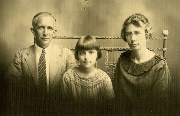 Karl, Virginia, and Margaret Snow