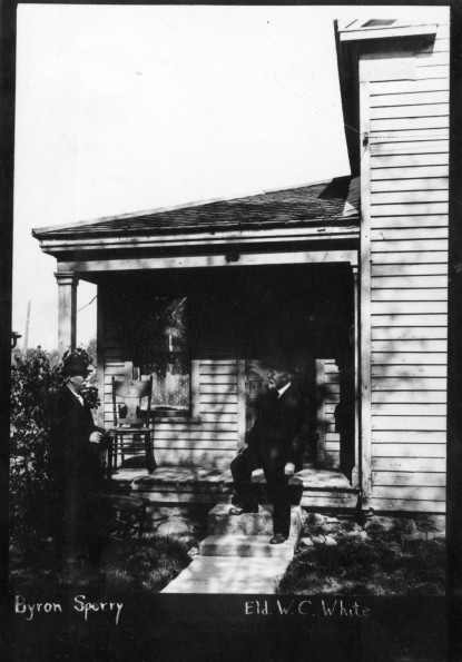 Byron Sperry and William C. White at the Wood Street home
