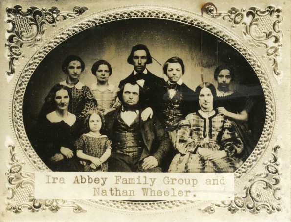 Ira A. Abbey family with Nathan Wheeler