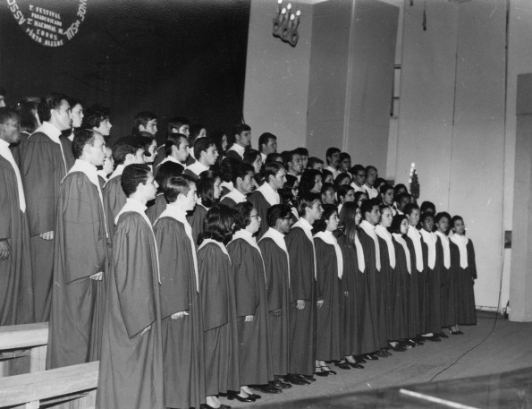 Brazil College Carlos Gomes choir participating in the Pan American Choir Festival in Porto Alegre, Brazil.