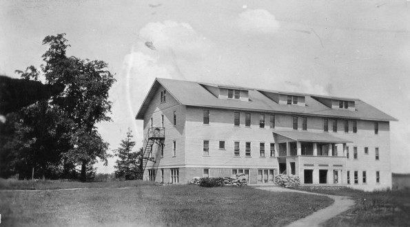 Cedar Lake Academy dormitory building, around 1910