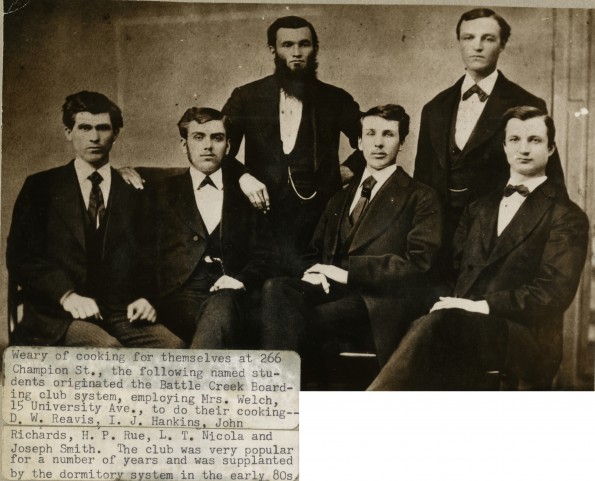 First Battle Creek College boarding club