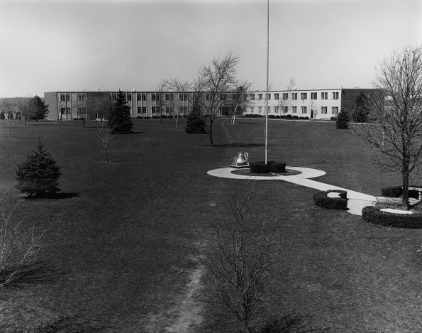 Broadview Academy general campus view with a dormitory