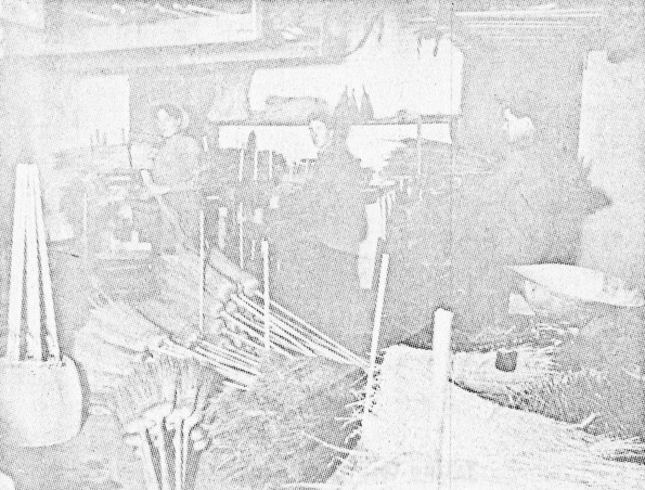 Elk Point Industrial School broom factory, about 1905