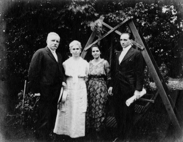 William A. Spicer and family