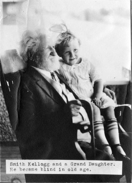 Smith M. Kellogg and unknown granddaughter
