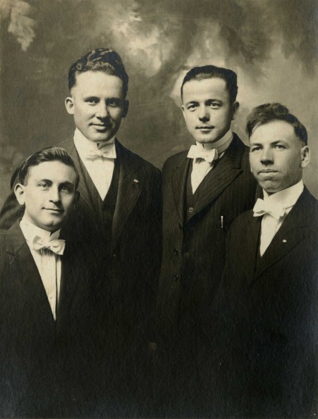Members of the "Nightingale Quartet" at Clinton Theological Seminary