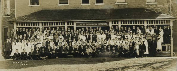 Clinton Theological Seminary faculty and students, April 1920