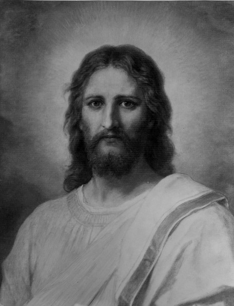 Drawing of Jesus Christ by Heinrich Hofmann