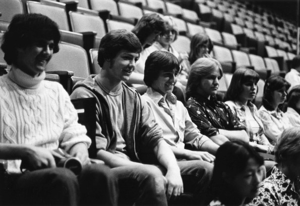 Festival of Faith, Lincoln Nebraska, 1978, students in the audience