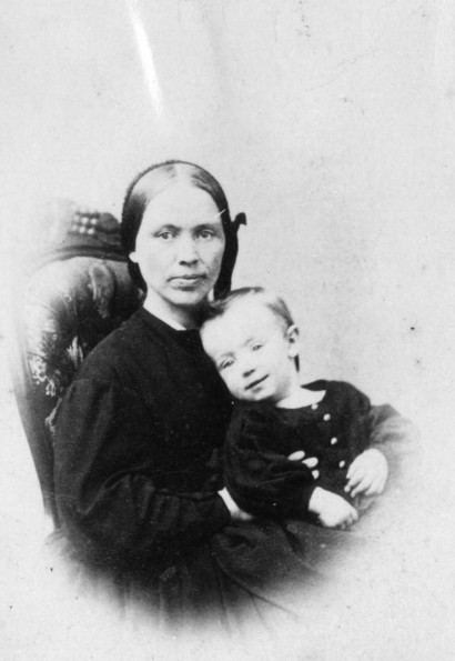Maggie A. Loughborough and step-son Delmar