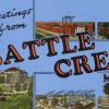 Battle Creek, Michigan, post card with several city views [drawing]