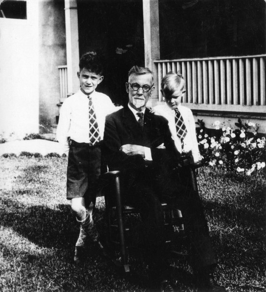 Henry H. Stacy with two unknown boys