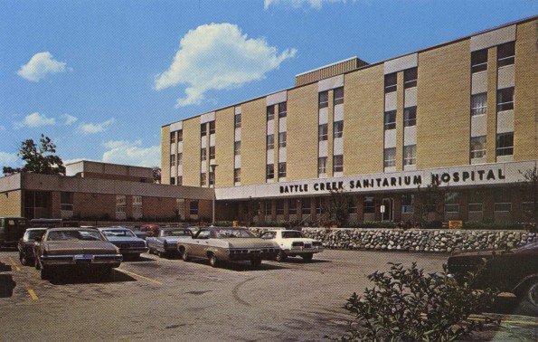 Battle Creek Sanitarium Hospital, 1970s, the   new   Jefferies Building