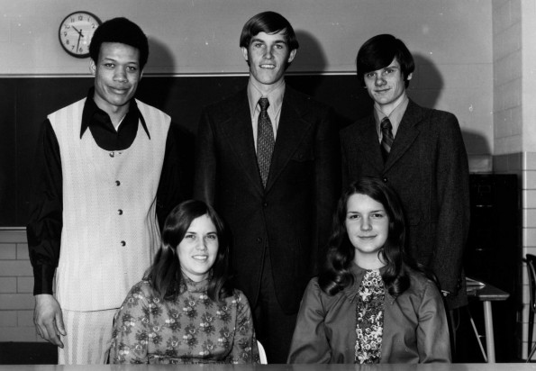 Andrews Academy student association officers, 1971-1972