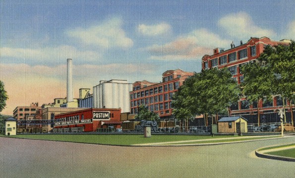 A portion of the plant of Post Products Division of the General Foods Corporation, Battle Creek Michigan [drawing]
