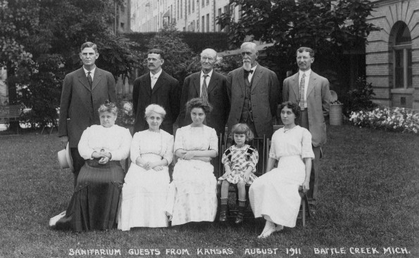 Battle Creek Sanitarium guests from Kansas, August 1911