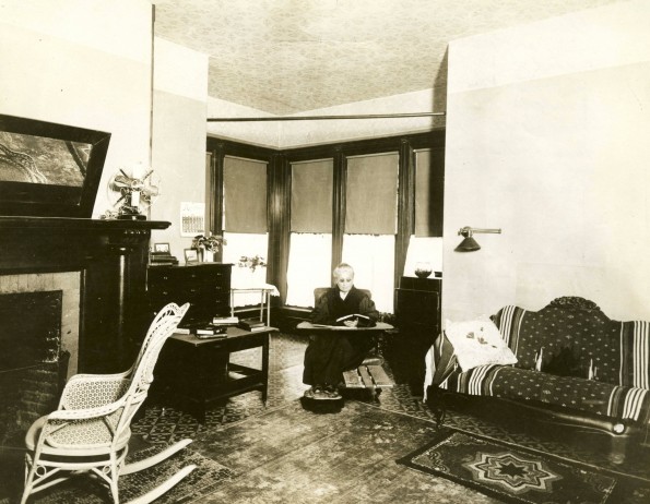 Ellen G. White's work room and study on the second floor of Elmshaven