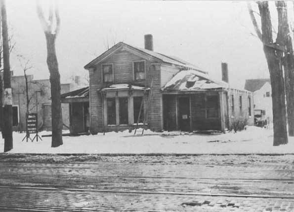 The old home of John and Ann Kellogg on the corner of Cass and West Main Street, Battle Creek, Michigan