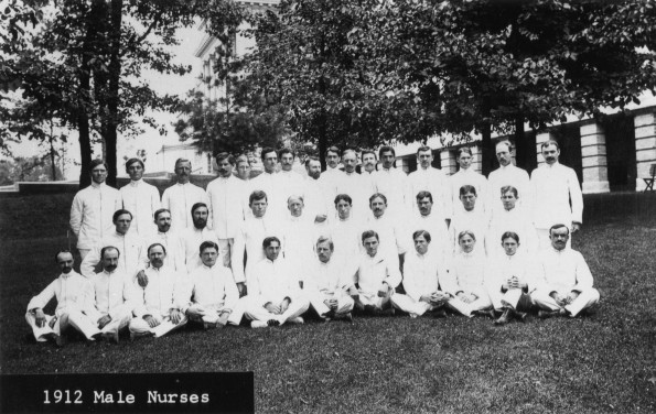 Battle Creek Sanitarium male nurses, 1912