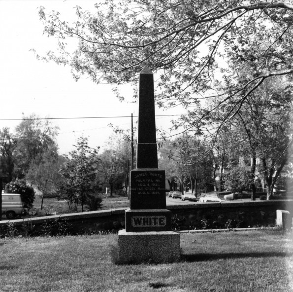 White family gravesite marker