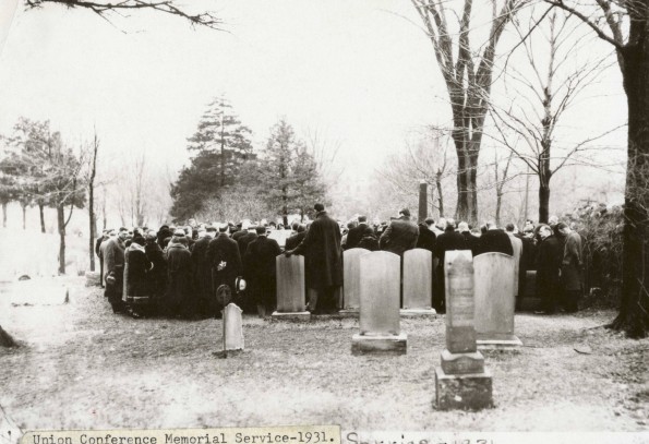1931 Memorial Service at the White Monument