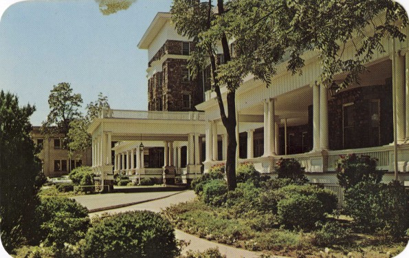 Battle Creek Sanitarium main entrance, 1960s