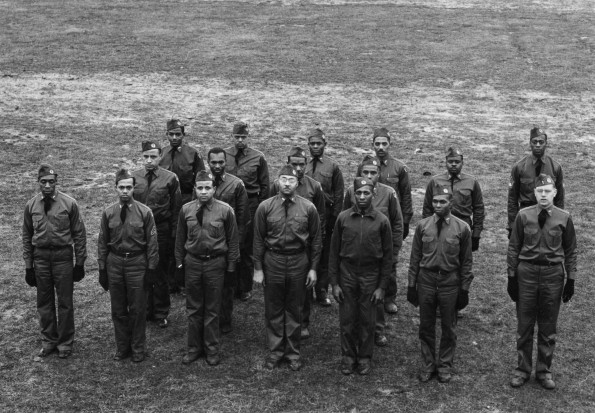 Medical Cadet Corps platoon of Black men