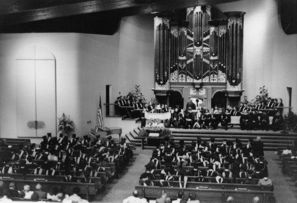 Southern College of Seventh-day Adventist's presidential inauguration, September 22, 1986, of Don Sahly