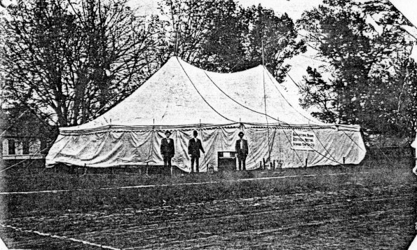 Guymore, Oklahoma, revival tent