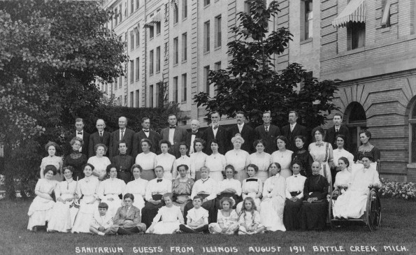 Battle Creek Sanitarium guests from Illinois, August 1911
