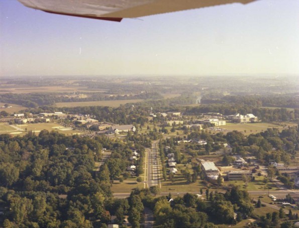 Andrews University aerial view from the south-west