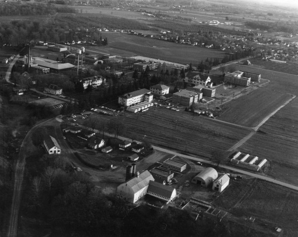 Emmanuel Missionary College aerial view from the north-west