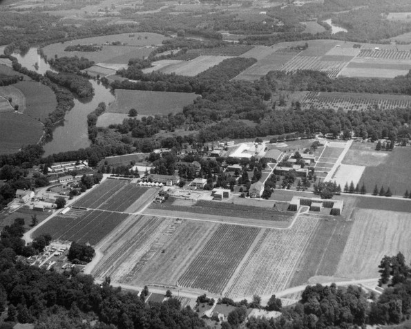 Emmanuel Missionary College aerial view from the west