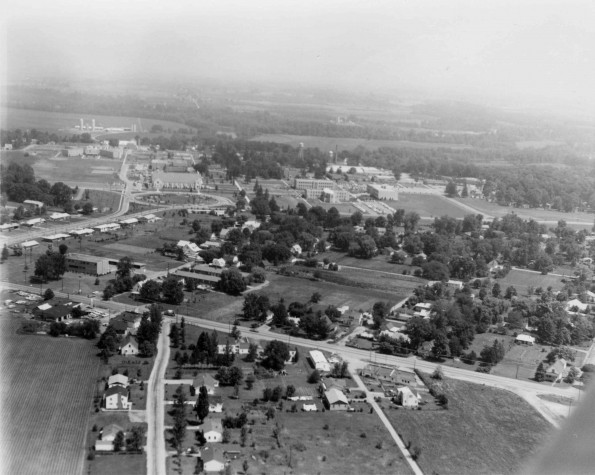 Andrews University aerial view from the south